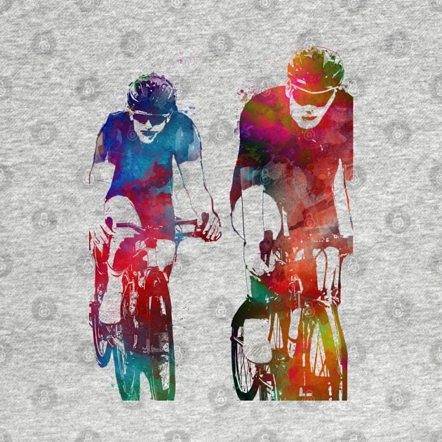 Cycling Bike sport art #cycling #sport #biking by JBJart